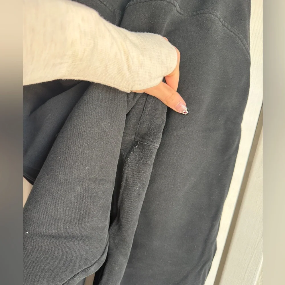 LULULEMON Scuba High-Rise Jogger Black Relaxed Oversized HR Pants W5CV9S Sz 10 - Picture 8 of 8
